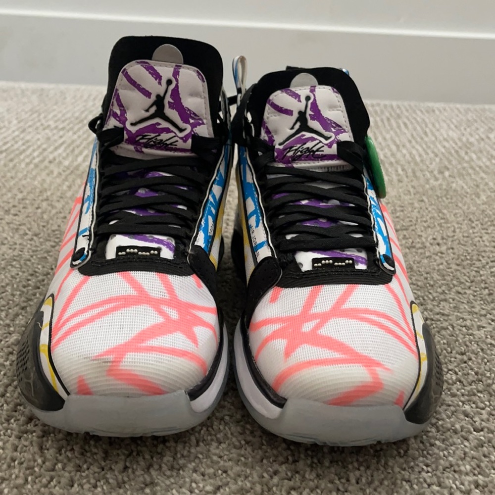 Kids Air Jordan 34 GS “Zion Williamson Coloring Book” Shoes